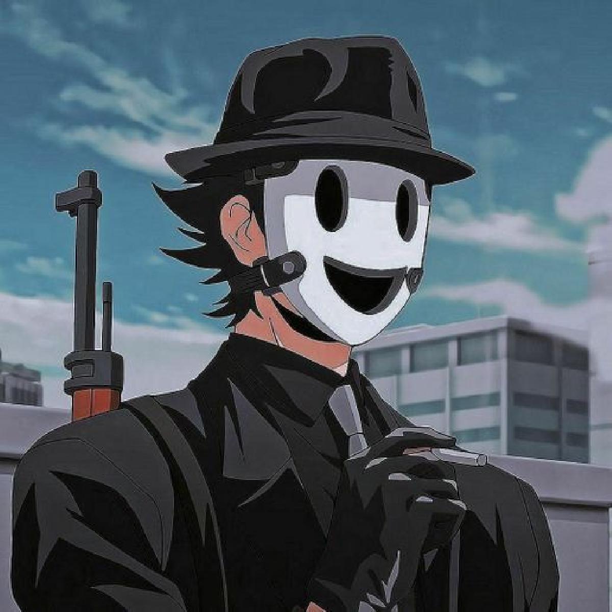 Mascara de Sorriso de Sniper   Tenkuu Shinpan (Invasao em Altura)