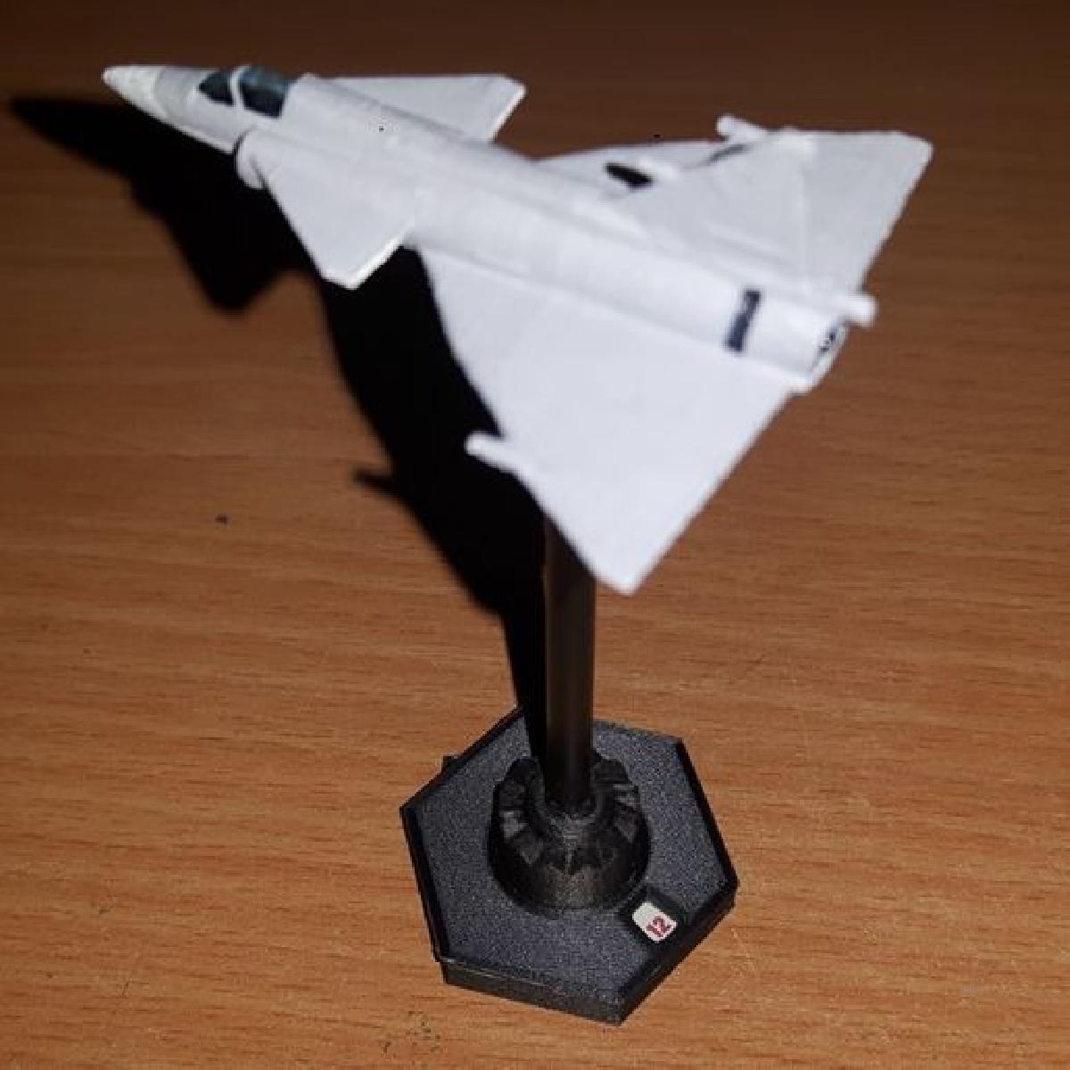 SUPORTE PARA MINIATURA DE AERONAVE COM CABECA ORIENTAVEL V2.0