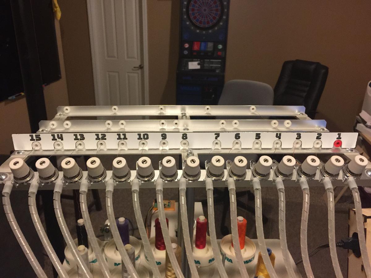 Marcadores de linha/agulha Tajima Neo