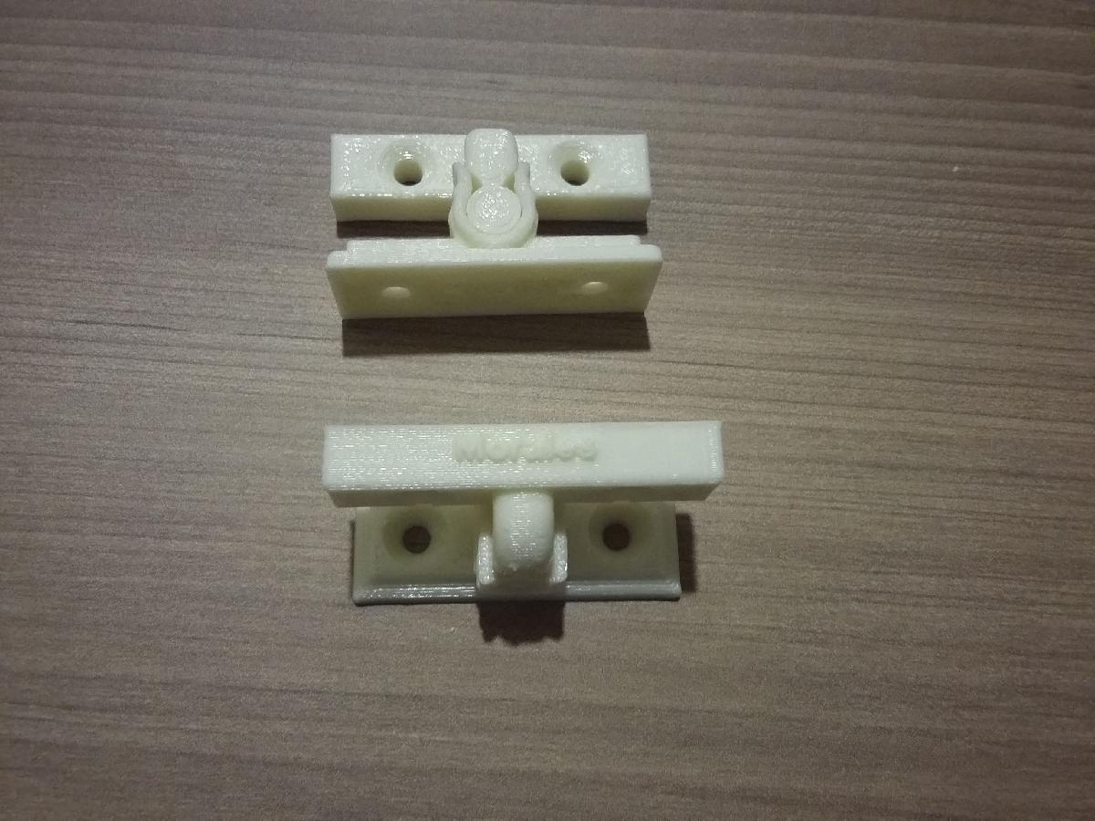 Fecho trava para portas de moveis em ABS