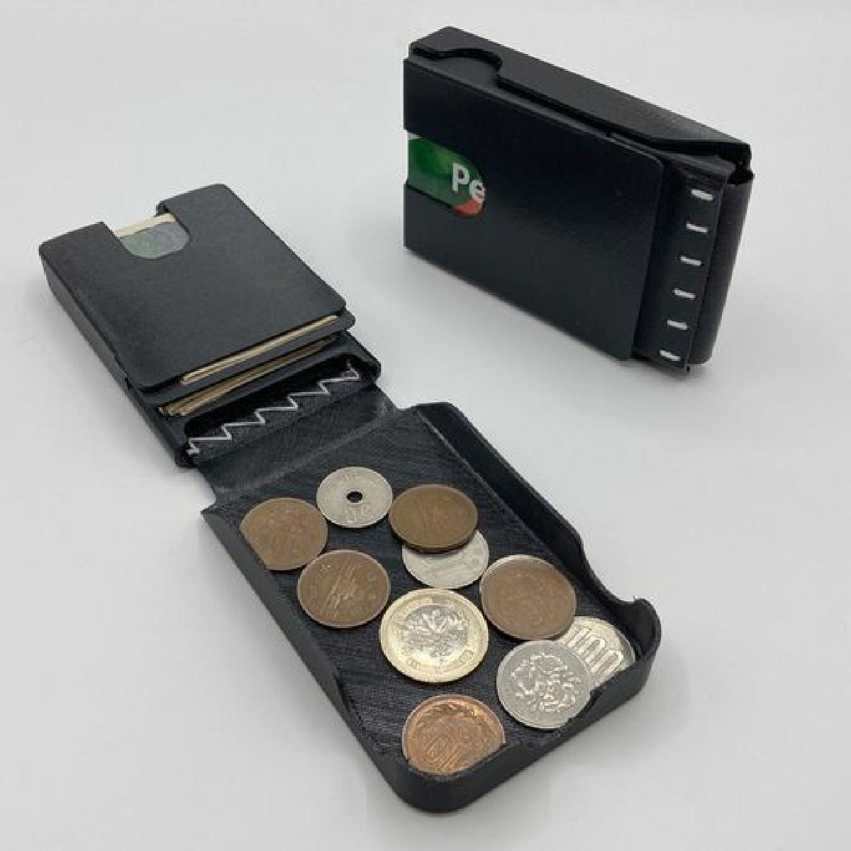 Porta moedas com bolso para notas (TPU) / 小銭入れ (TPU)