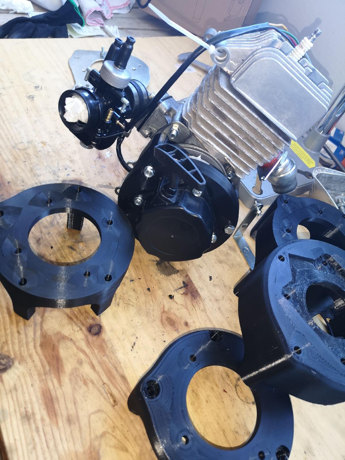 Suporte lancador adaptavel mbk 51
