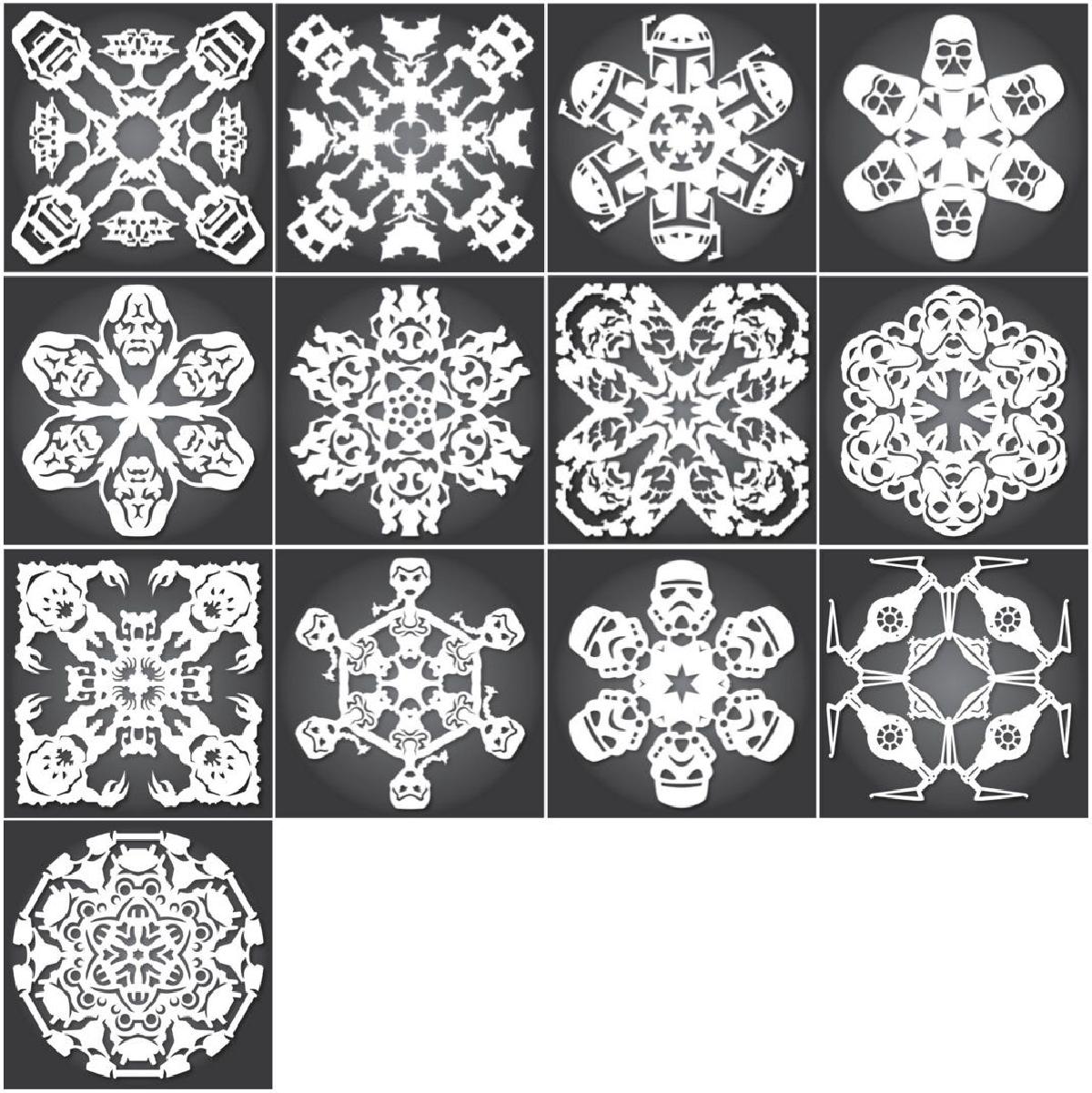 Star Wars Flocos de Neve por Anthony Herrera   2013