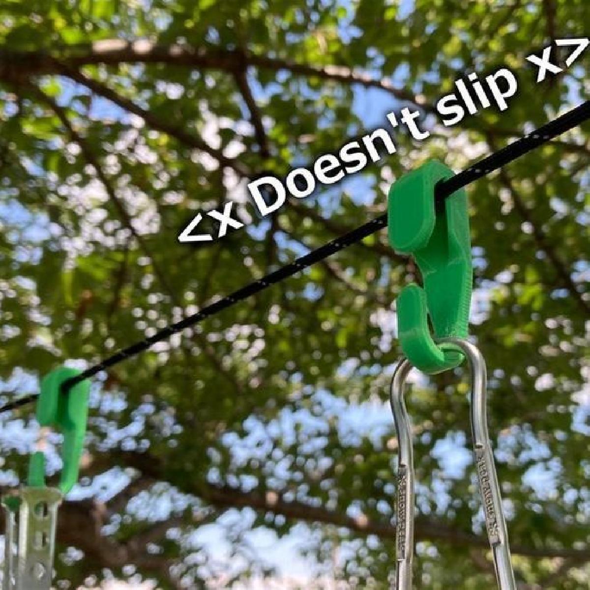 Gancho e Anel para Corda Paracord de Varal