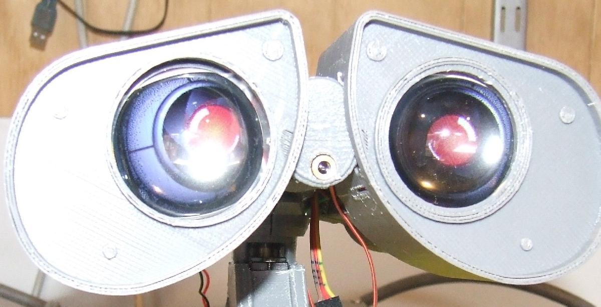 Olhos Wall e da Adafruit