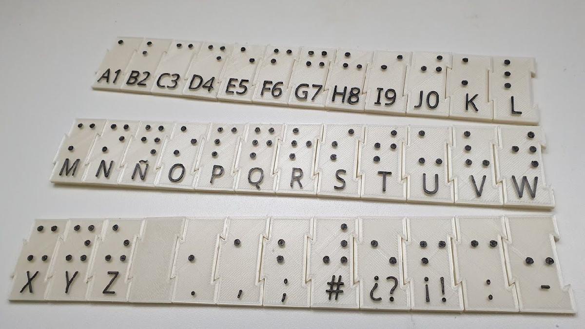 Quebra cabeca de Tijolos em Braille (Portugues)