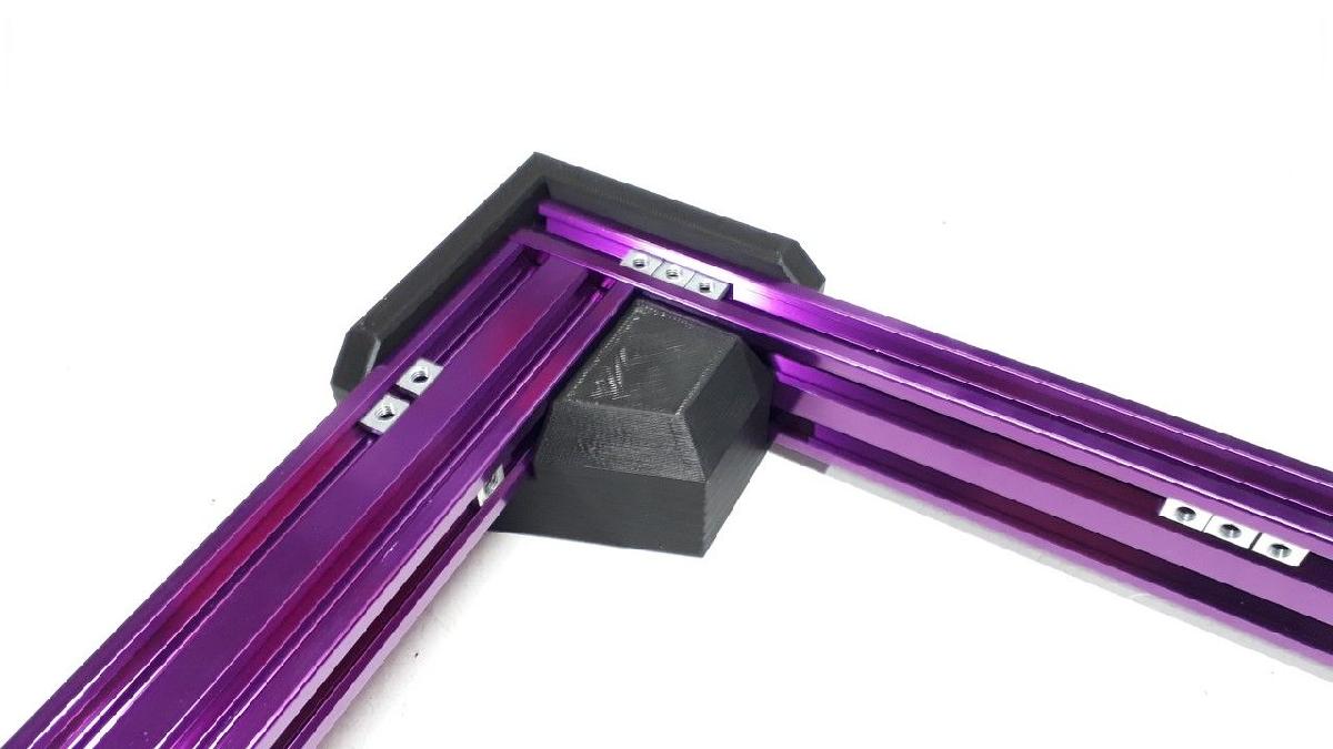 Ajudantes de Construcao do Quadro MB 90° Atualizacao Prusa Bear