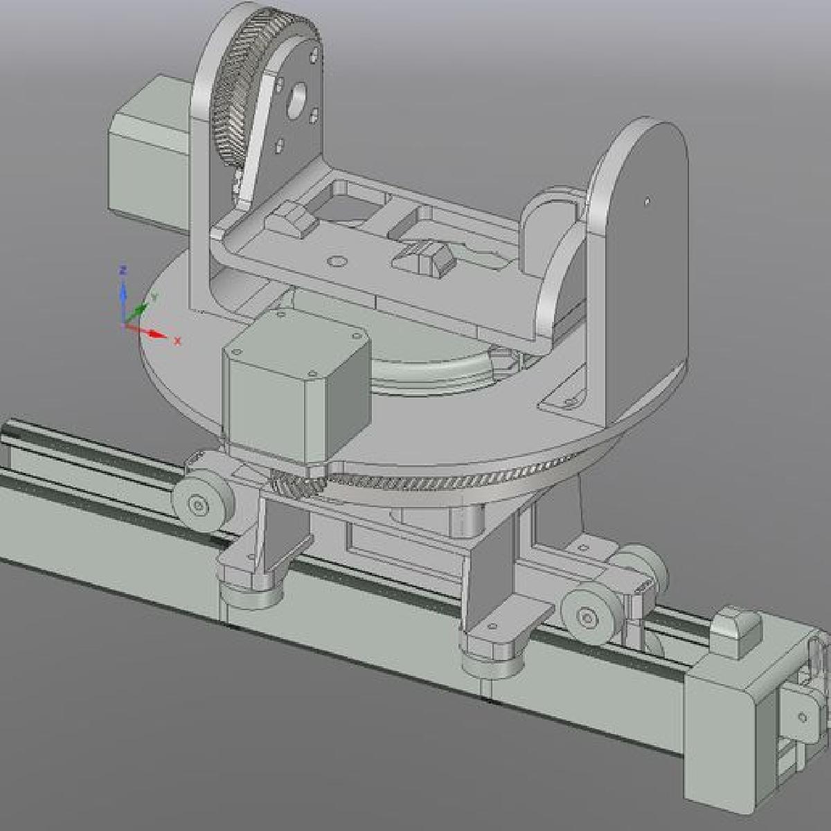 Extras para deslizadores de camera de 3 eixos (extrusao V slot 2040) por isaac879