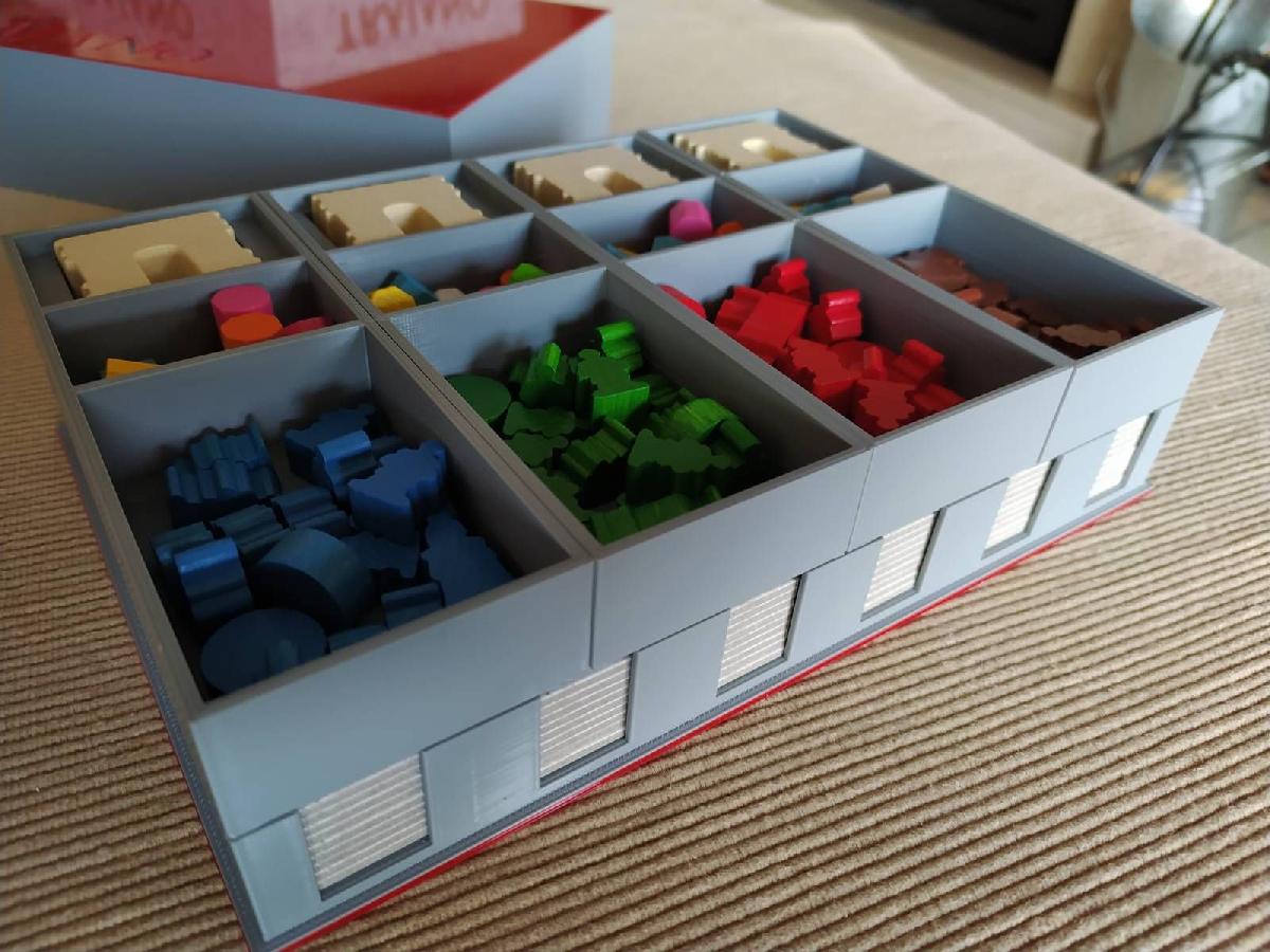 Organizador de jogo de tabuleiro Trajan