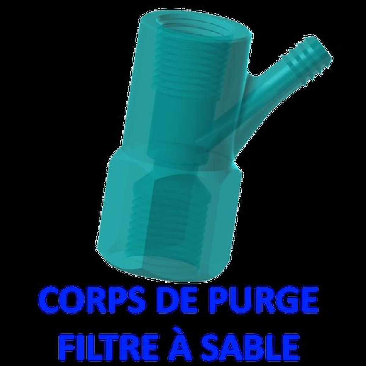 Corpo do dreno do filtro de areia