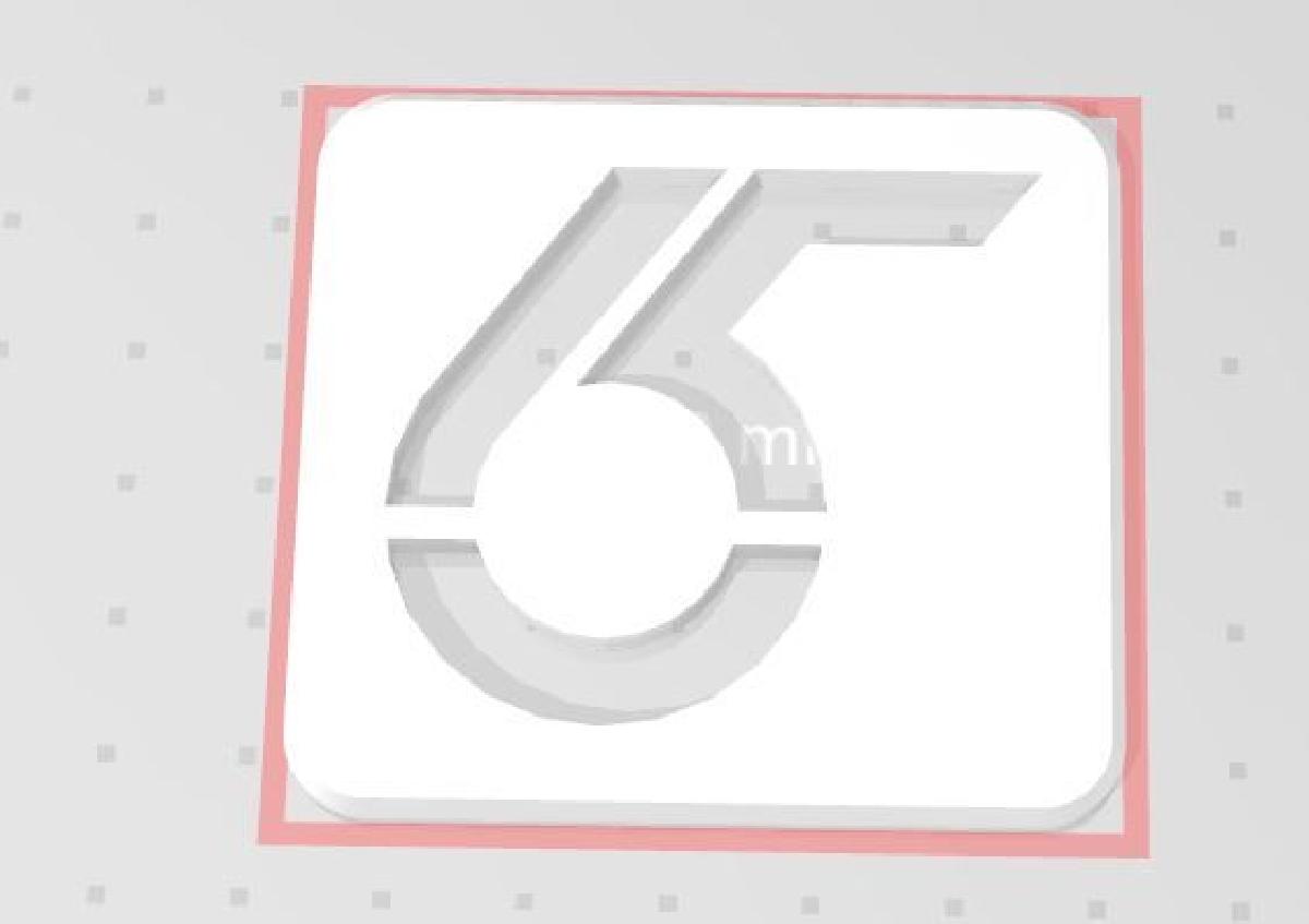 Sinal de classe RG65 para colocar na vela.