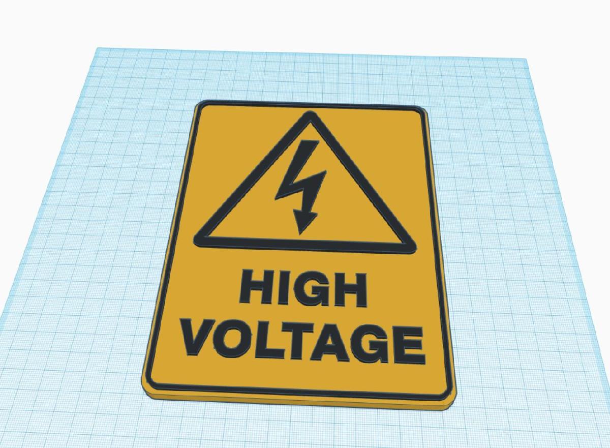 Cartel de Alta Tensao