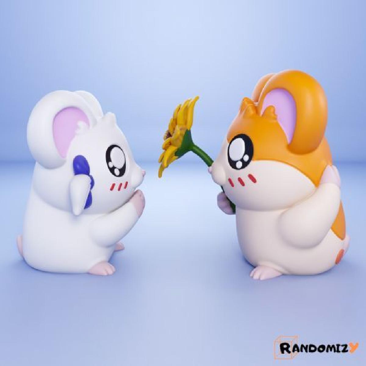 Hamtaro e Bijou   Dia dos Namorados (Fanart)