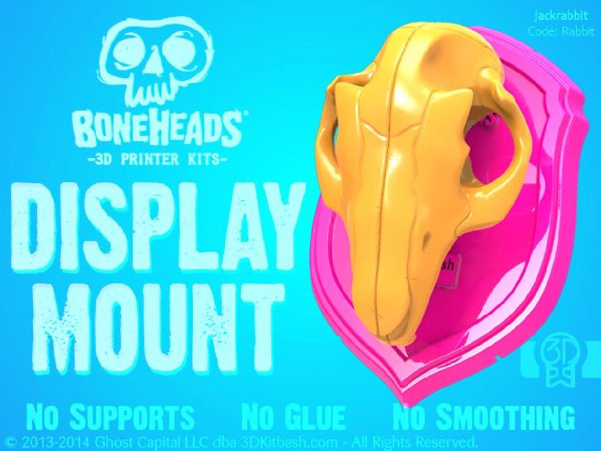 Boneheads: Display Mount PROMO via 3DKitbash.com