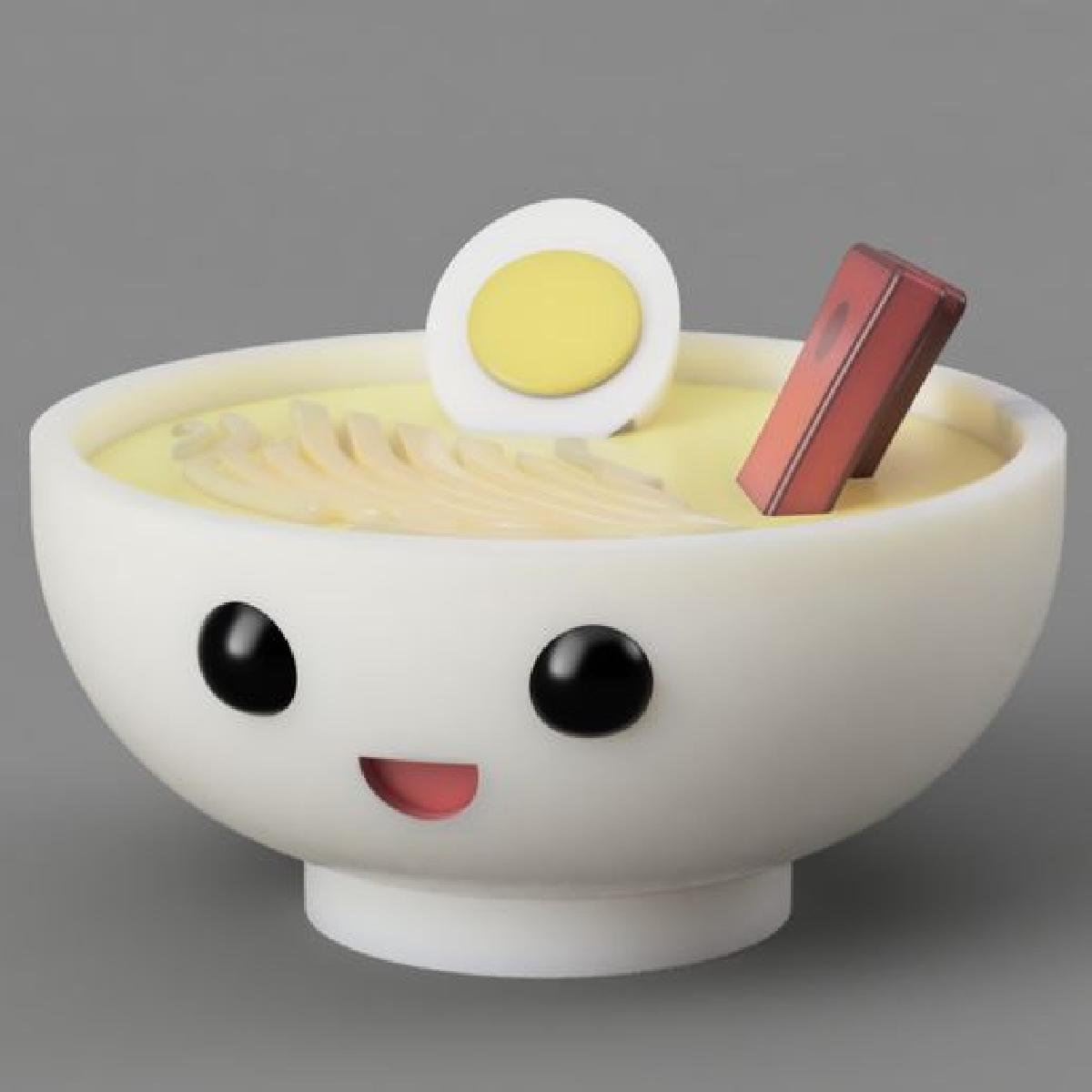 Chaveiro Ramen Kawai