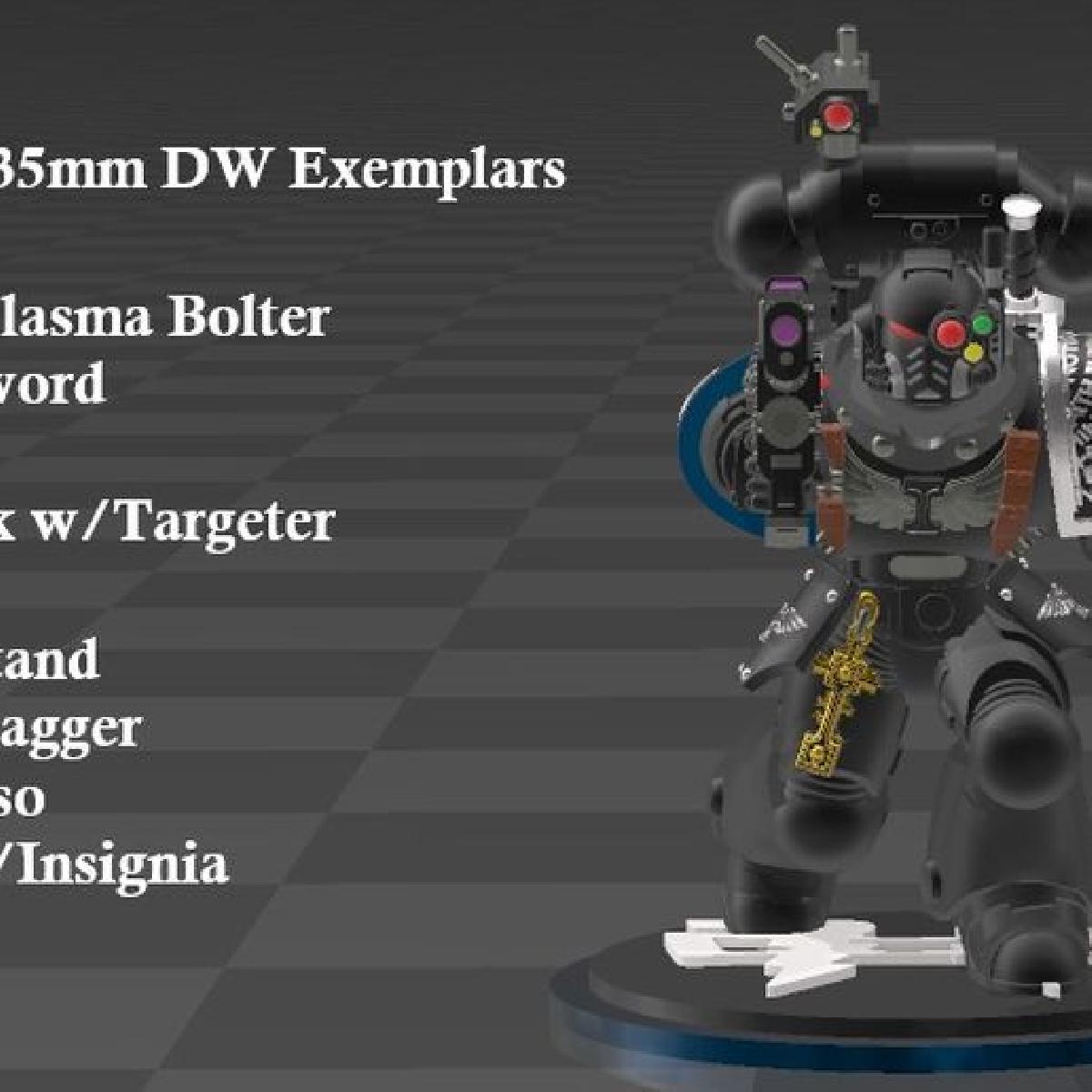 Exemplares Marinhos DW Personalizados de 35mm