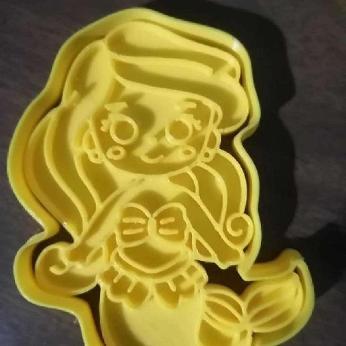 cortador de biscoito de sereia