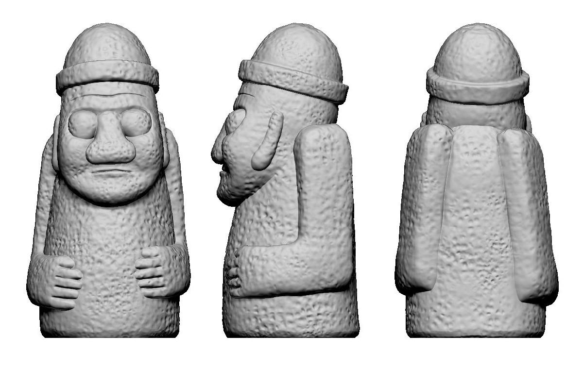  pedra Harubang (da ilha de Jeju)