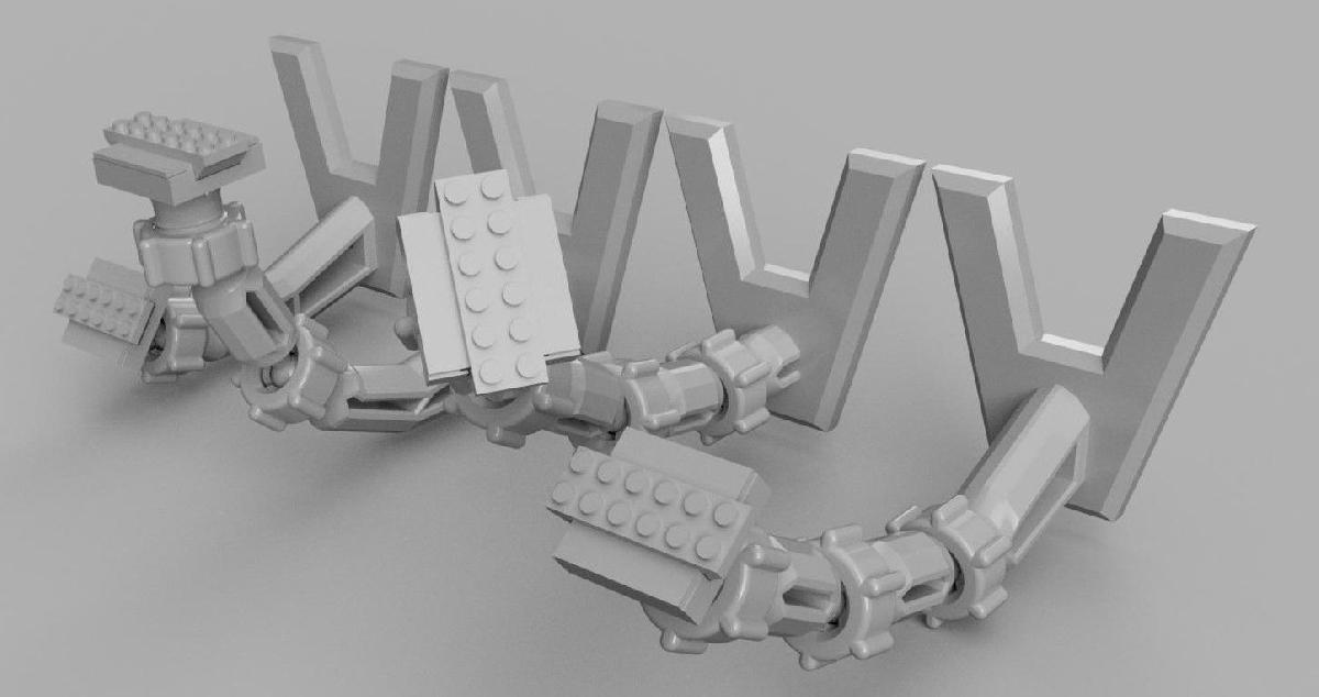 Suporte Modular de Parede e de Escritorio para LEGO