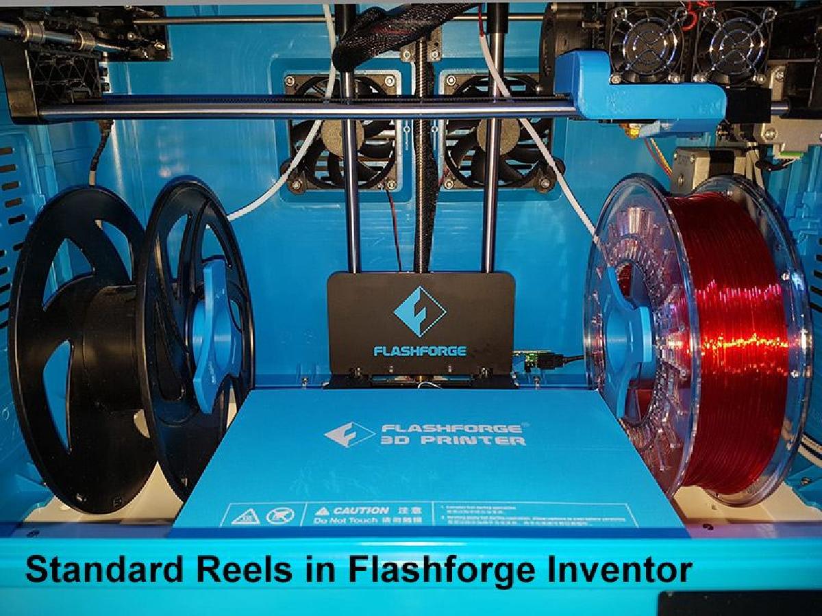 Suporte padrao para bobina para Flashforge Inventor