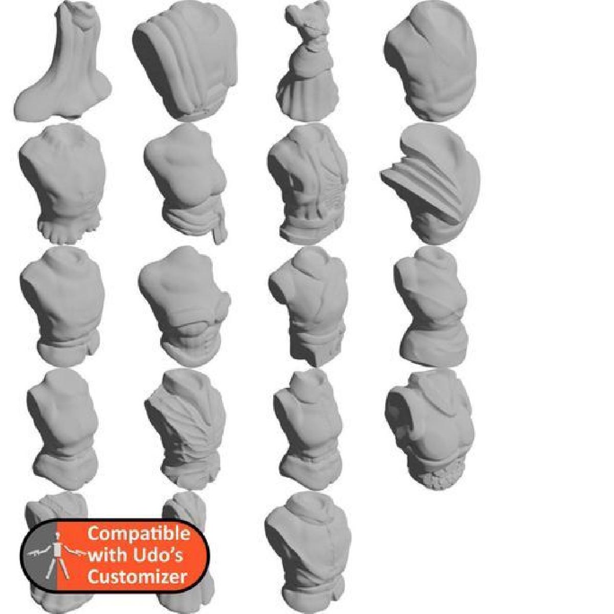 Torso de Fantasia para o Personalizador