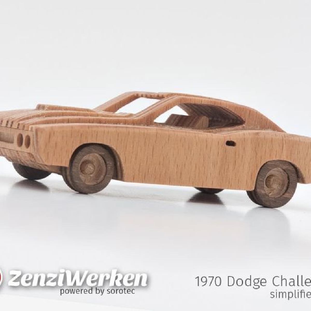 Desafiador Dodge 1970 cnc simplificado