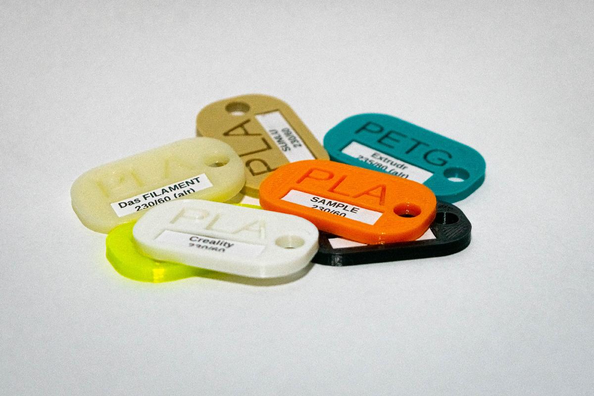 Amostras de filamento