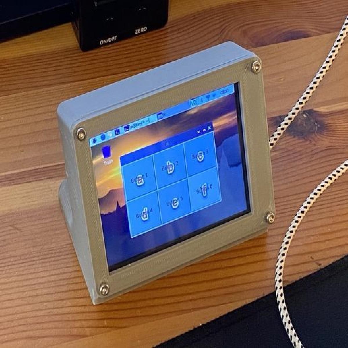 Suporte para Monitor Touch Screen de 3,5 Polegadas para Raspberry Pi Zero W