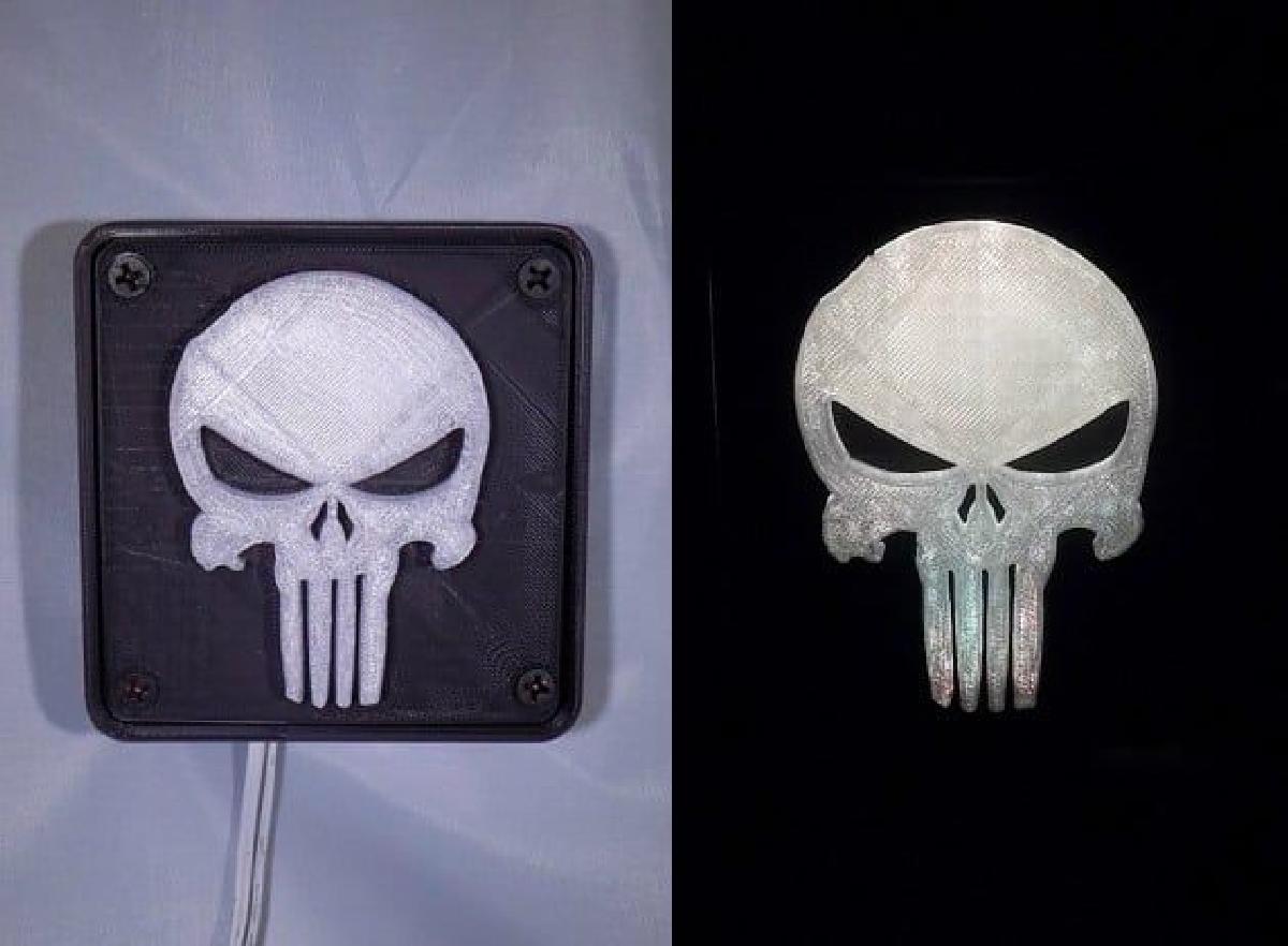 Luz LED Punisher/Luz Noturna