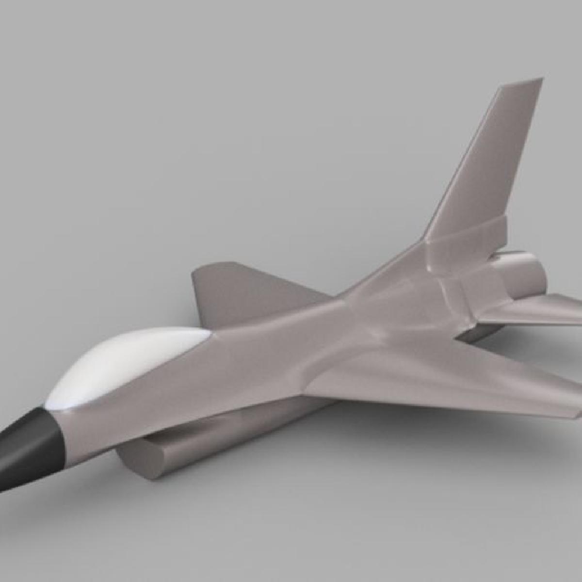 Modelo de aviao F16