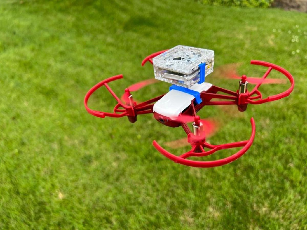 Suporte para Sensor Imprimivel em 3D para Drones Tello