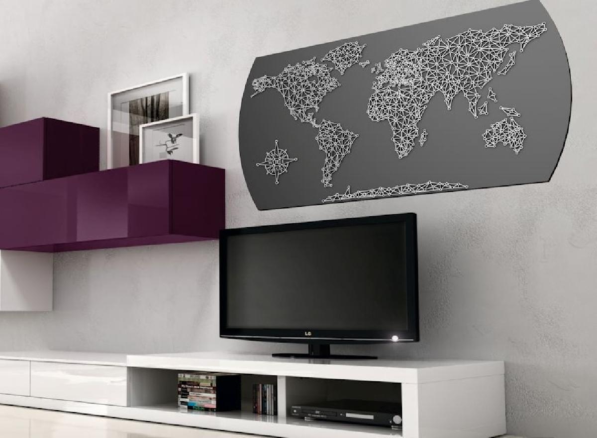 mappamondo pontilhado