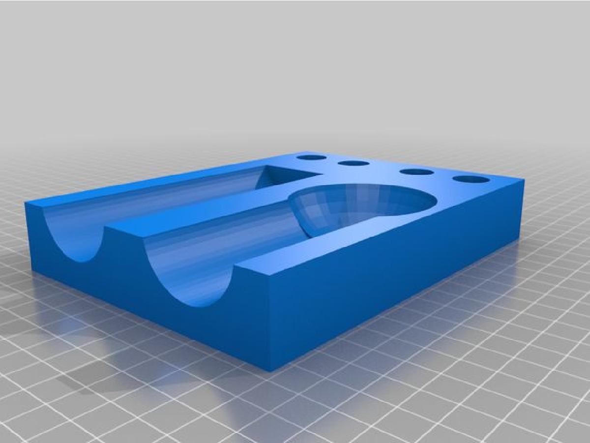 Support for 2 Microphones with 4 batteries.