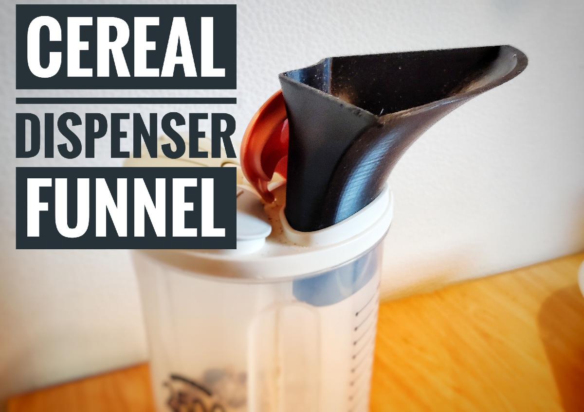 funil do dispensador de cereal