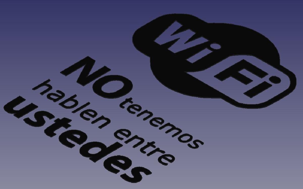 Nao temos wi fi   vinil   estencil