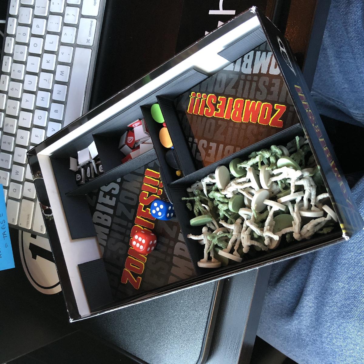 Organizador para o jogo de tabuleiro Zombies!!!