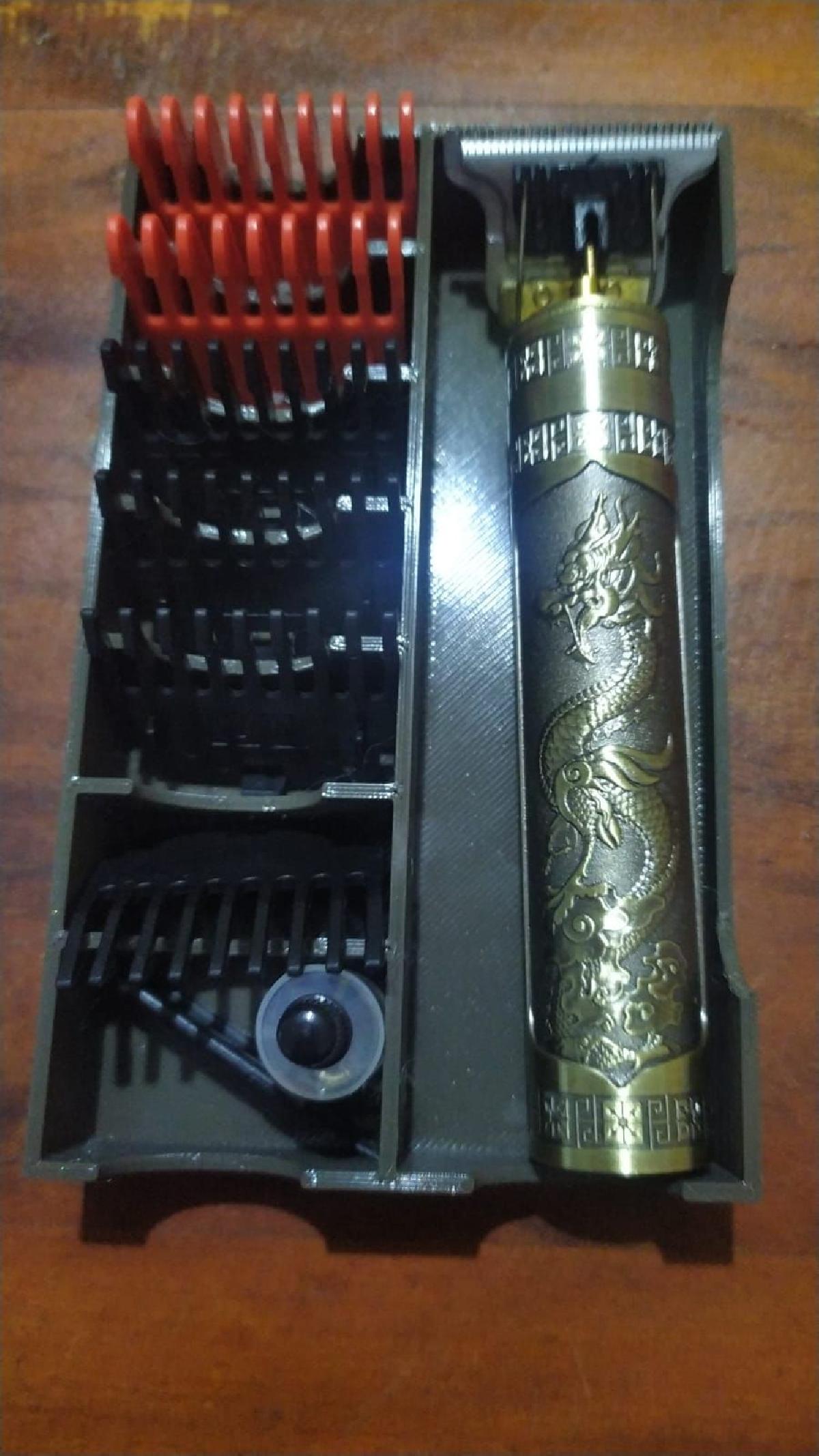 Caixa para maquina de barbear