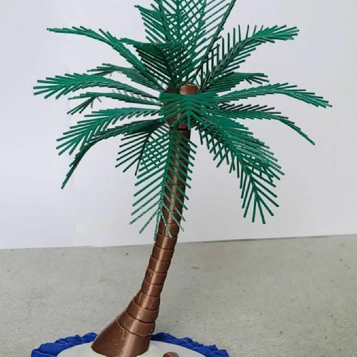 Palmeira de coco na praia