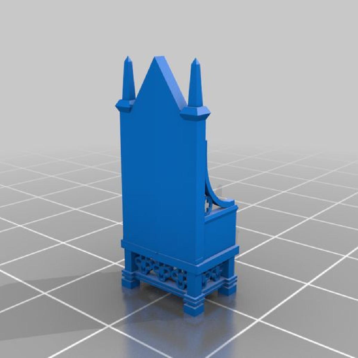 Cadeira de Dumbledore de Harry Potter no Grande Salao de Hogwarts.