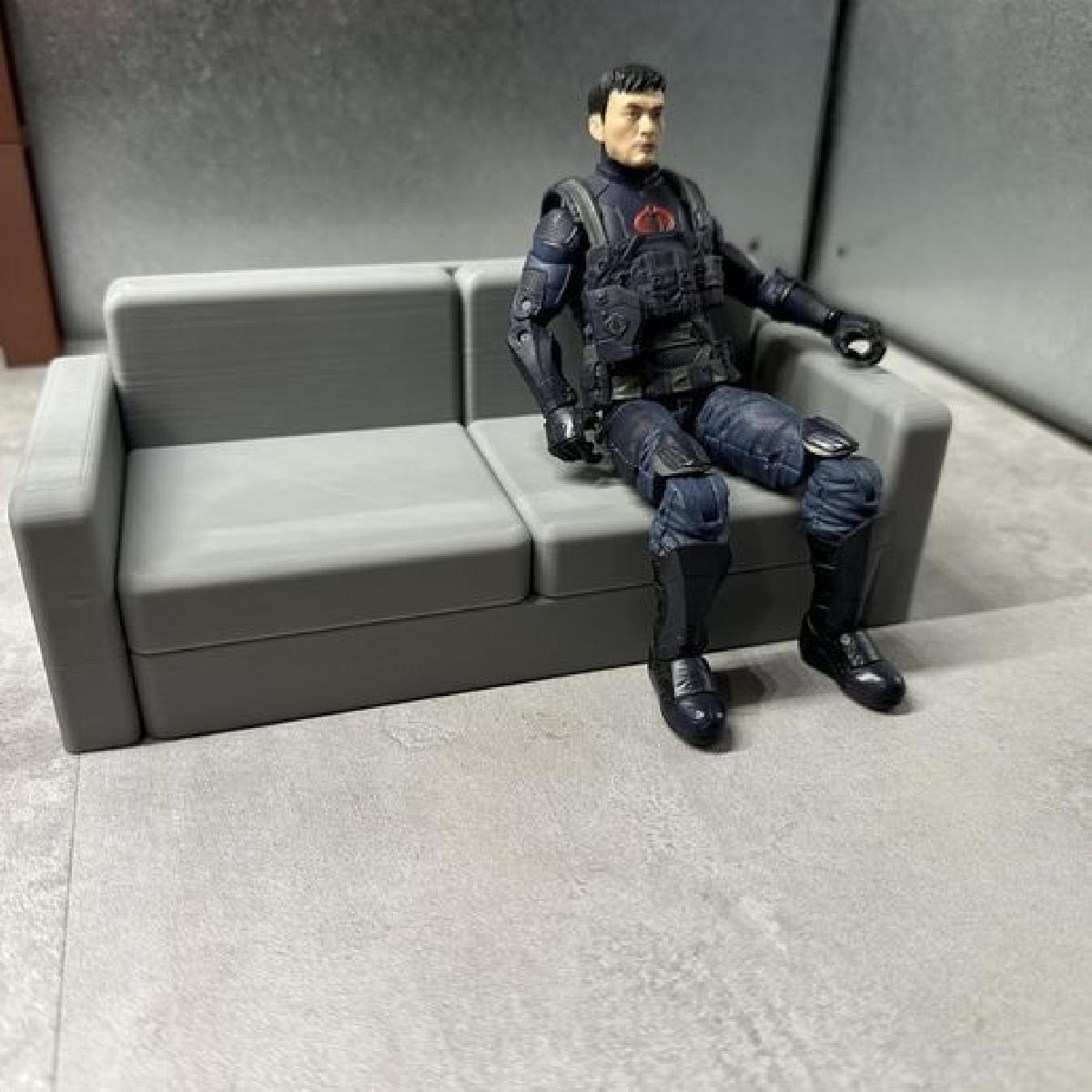 6" Boneco de Acao Sofa e Cadeira Correspondente