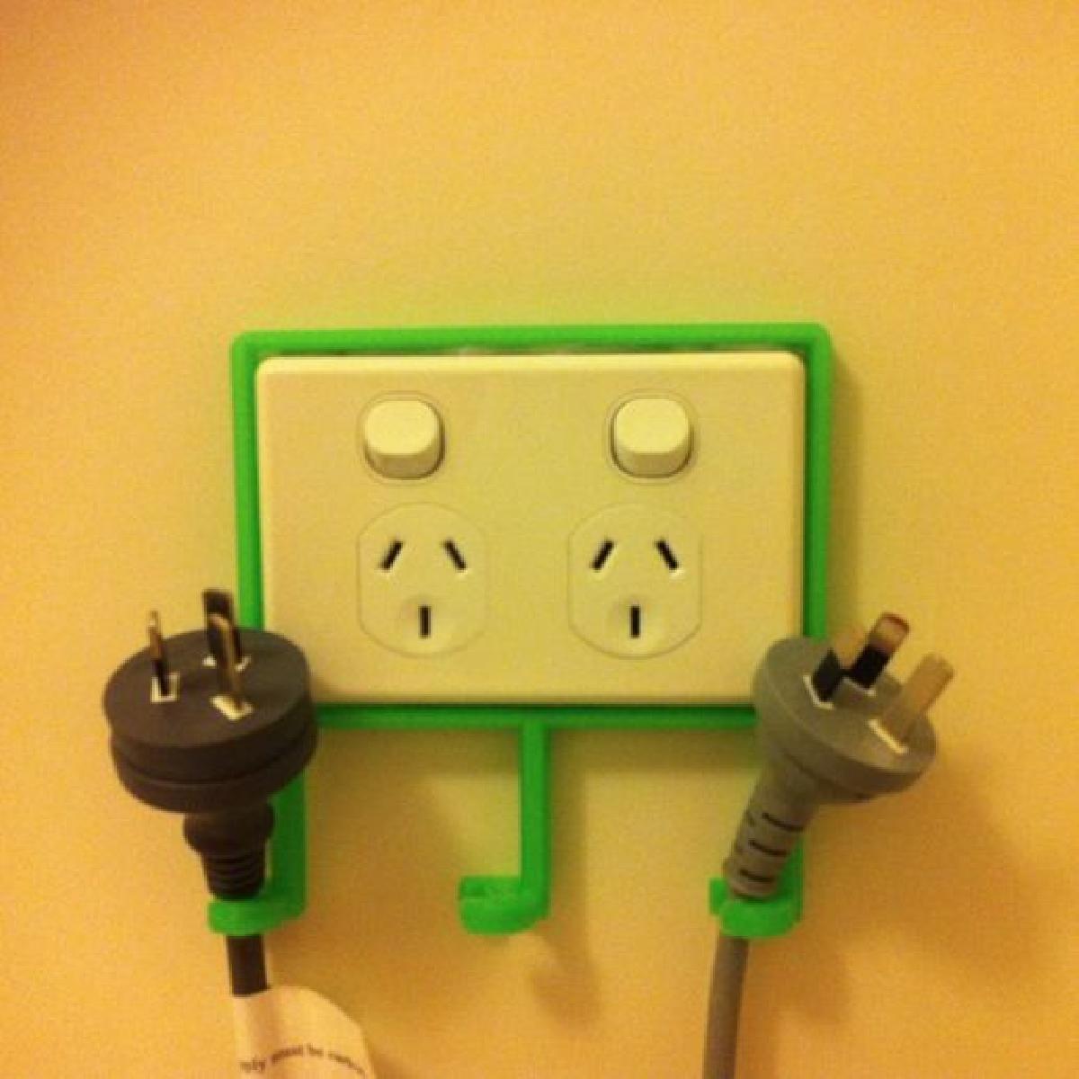 Organizador de Cabo e Soquete Power Point (Australia, Nova Zelandia, Fiji, Tonga, Ilhas Salomao e Papua Nova Guine)