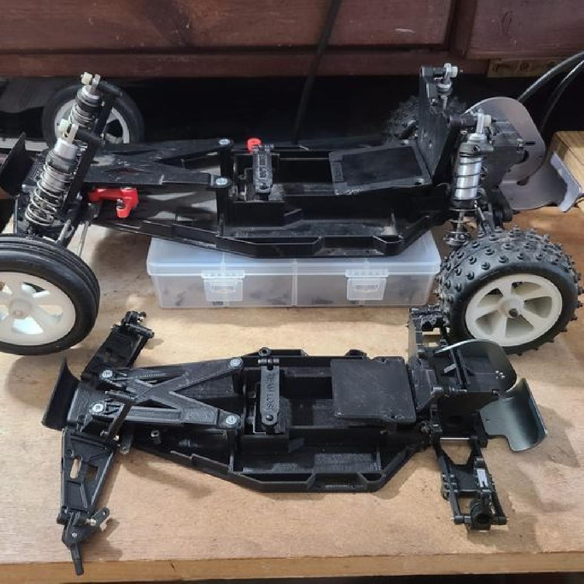 Hubs de braco Losi para Mini Jrx2 WIP