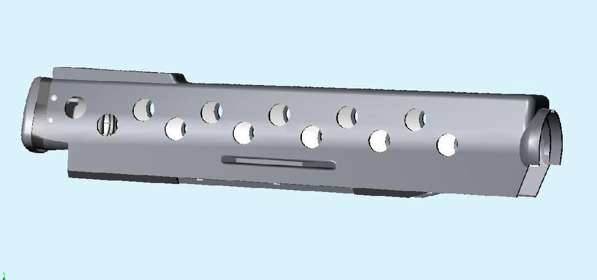 Guarda mao de comprimento para rifle Airsoft AR15 M203