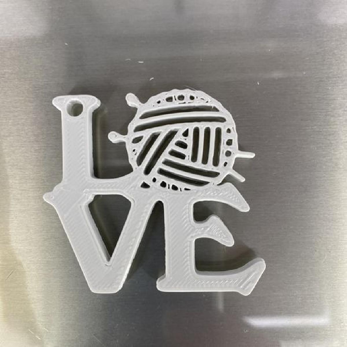 🐑 Chaveiro de La LOVE Um item indispensavel para amantes de trico e croche! 🧶✨