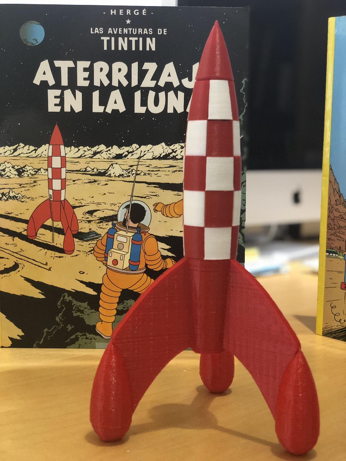Tintin Rocket duas cores