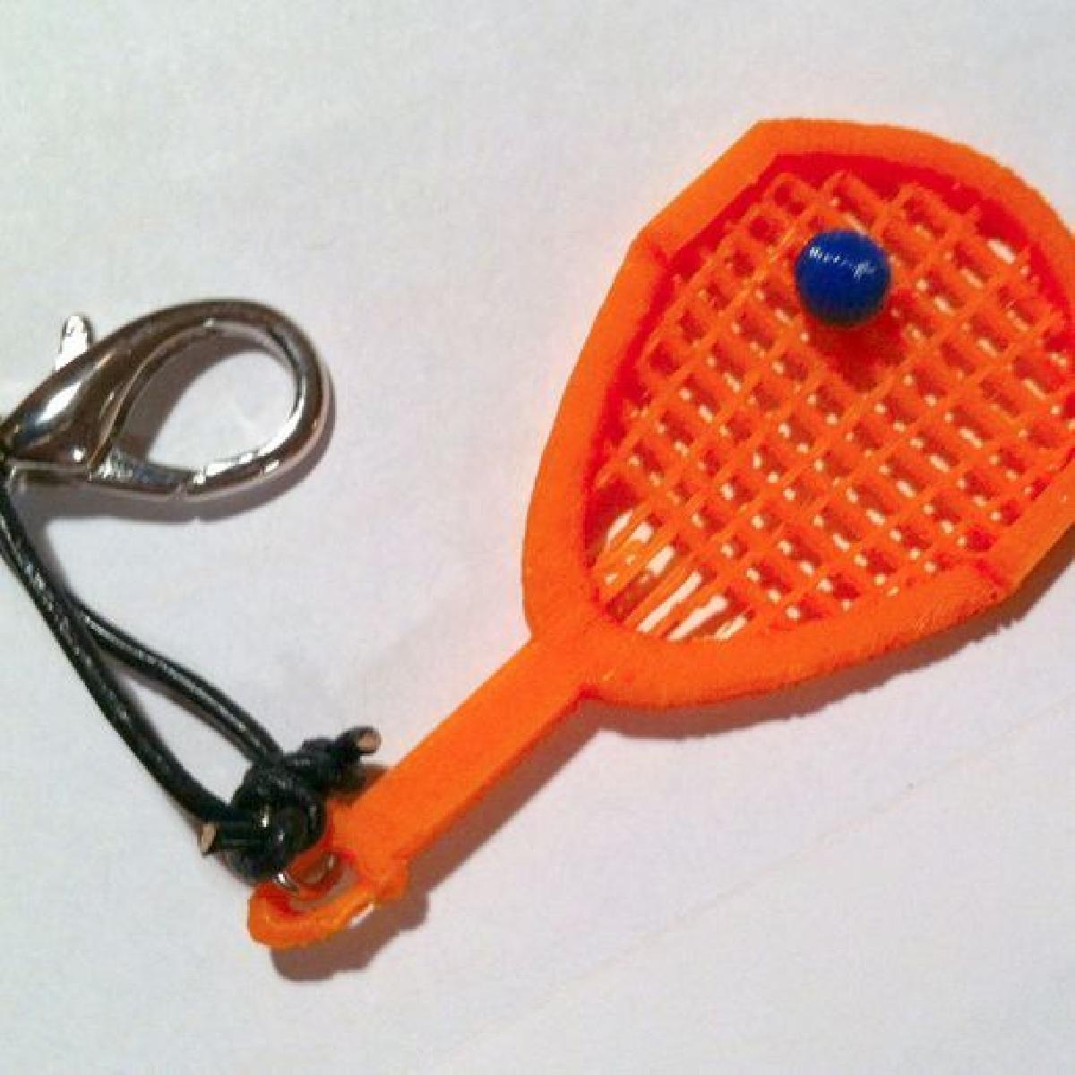 Chaveiro de Raquete de Racquetball