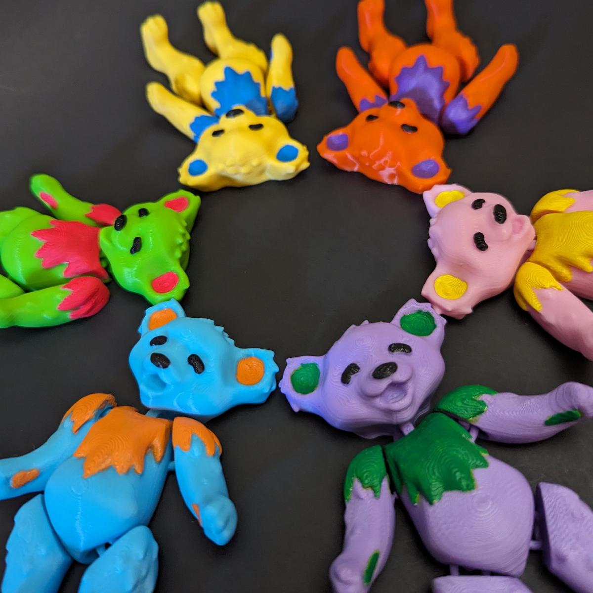 Urso Dancante Articulado Grateful Dead