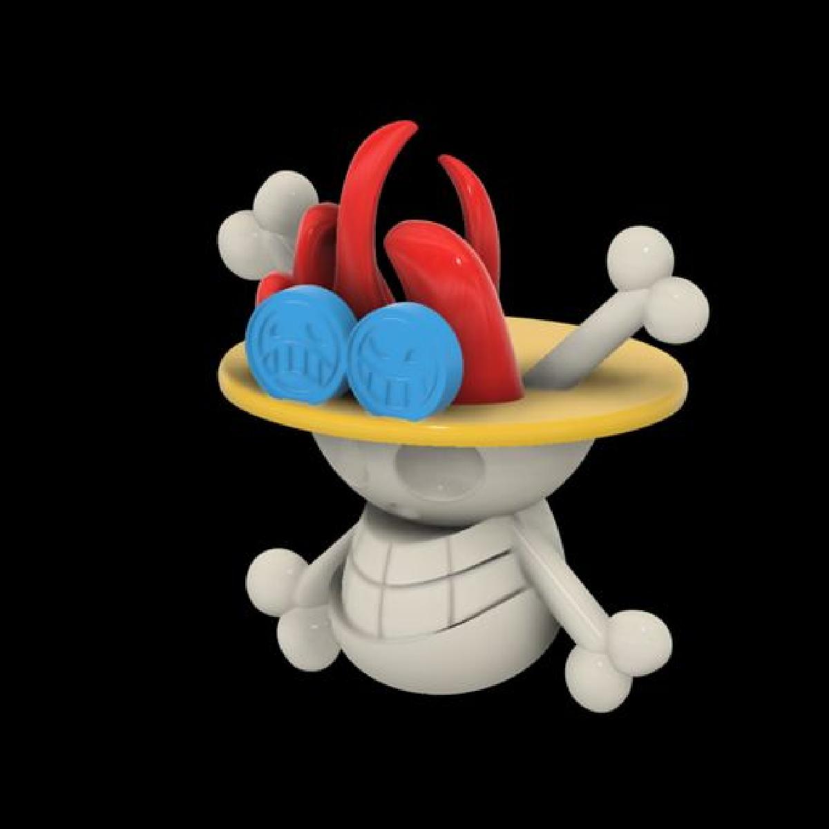 One Piece Portgas D. Ace Caveira (ワンピース)ポートガス・D・エース