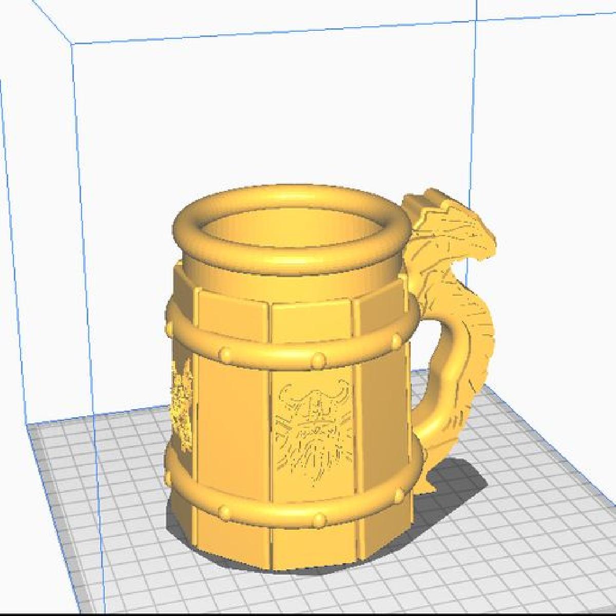 Caneca viking para cerveja