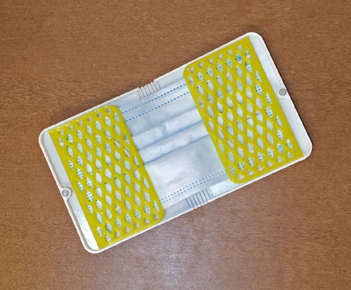 Caso para mascara cirurgica dobravel